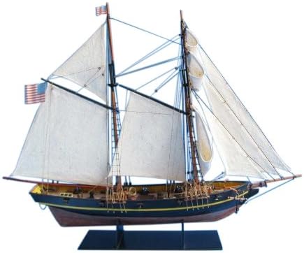 Hampton Nautical Dapper Tom Pirate Ship, 24"