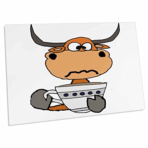 Alfombrilla de escritorio 3dRose Bull 23x16 pulgadas