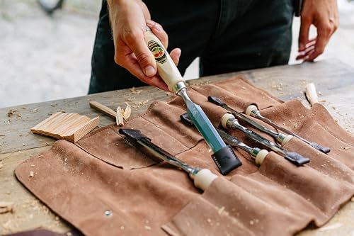 Kirschen Set Di Scalpelli – Set Composto Da 6 Scalpelli (6, 10, 12, 16, 20, 26 Mm) E Borsa In Pelle Scamosciata, 6 Pezzi 1171002 - 5