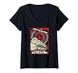 Star Wars Classic Join the Empire Support Revolution Retro V-Neck T-Shirt