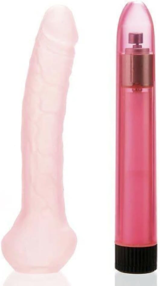 generic Intimate Pleasure Kit with Realistic Massager, Vibe Sleeve, and Anal Stimulators KK72718, Like a Photo