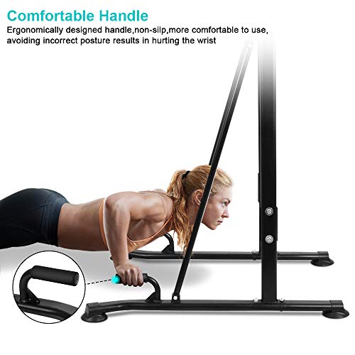 Onetwofit Multi-Function Power Tower,Adjustable Height Pull Up Station Home Workout Bar Pull Up Bar Push Up Home Fitness Workout Station Dip Stands Pull Up Tower Ot130 #TOP7