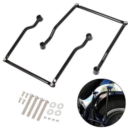 Rangement pour moto et support de fixation latérale stable - 4