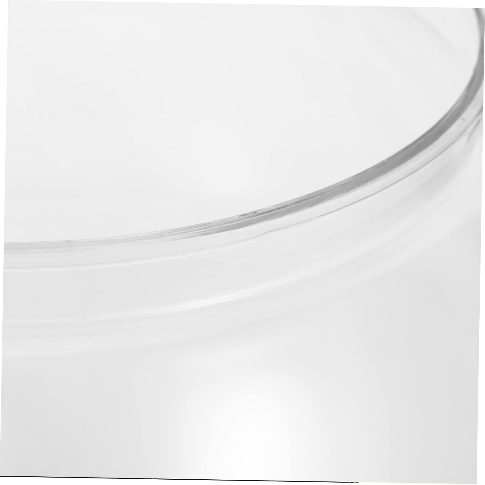Garneck Transparenter Aquarium für Goldfische und Schildkröten Dekoratives Fischglas für Schreibtisch Wohnzimmer und Garten Hochtransparentes Design für Sicht und Stabilität