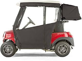 Club Car Onward Golf Cart PRO-TOURING Sunbrella Track Enclosure - Black-BLK