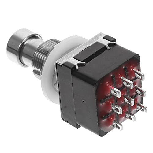 Holibanna Pedal Electric Guitar Footswitch Durable Pin Foot Pedal Button for Guitar Effects Convenient Replacement Accessory for Guitarists and Bass Players