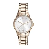  Esprit ES100S62014 esprit-tp100s6 rosé Gold Uhr Damenuhr vergoldet vergoldet 30m Analog Datum rosé