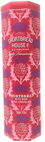 Shortbread House Of Edinburgh Truly Handmade Shortbread (Rich Dark Chocolate in Octagonal Tin)