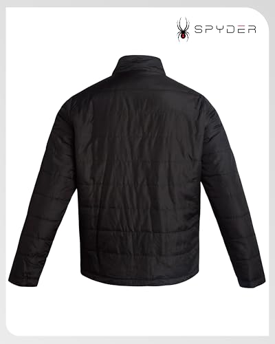 Image of Spyder Mens Ski Jacket Systems Waterproof Soft Shell Puffer Winter Coat
