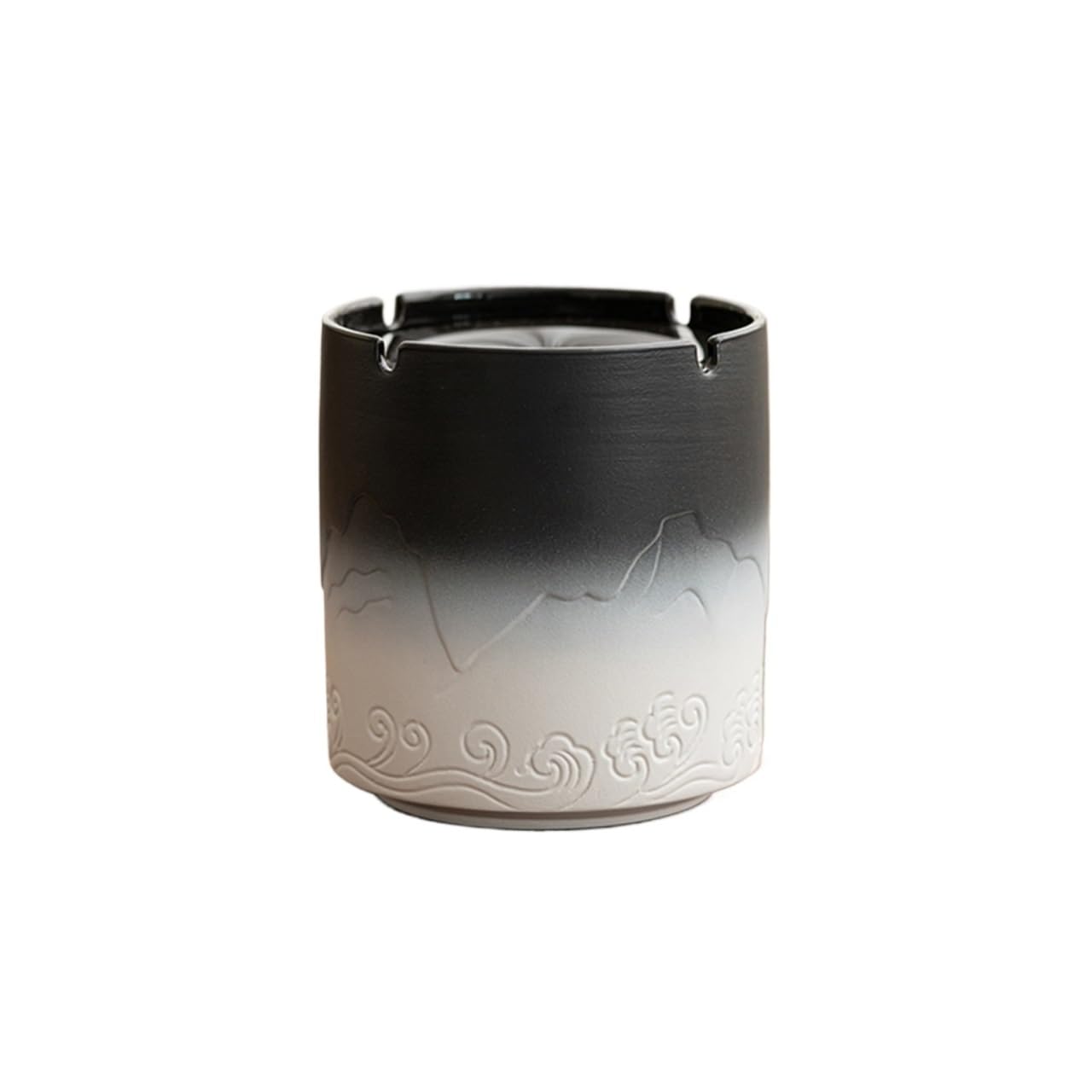 Cendrier de bureau coupe-vent à motifs géométriques pour salon
