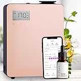 OmBiance - Difusor de Aceites Esenciales 3en1 - Cubre +1000m³ - Ambientador Eléctrico Aromaterapia, Difusor de Aromas Sin Agua & Humidificador Silencioso, Automático - Grandes Espacios, Hogar Tienda