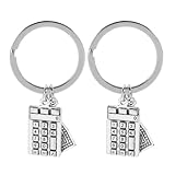 MAGICLULU 2 Stück pack Taschenrechner Schlüsselanhänger für Buchhalter und Finanzanalysten Leichter Tragbarer Schlüsselanhänger als Abschlussgeschenk für Finanzexperten