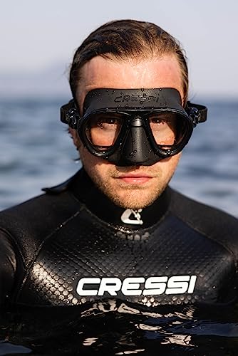 Cressi Calibro Máscara polyvalent para Buceo, apnea Avanzada y submarina Fishing, Unisex Adulto, Verde, Talla única