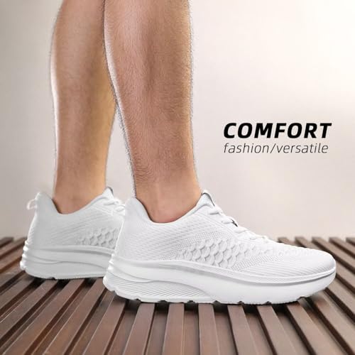 Image of Men's Wide Toe Walking Shoes Casual Trail Running Sneakers Cross-Trainer Tennis Non Slip Athletic Gym Workout Soft Sole