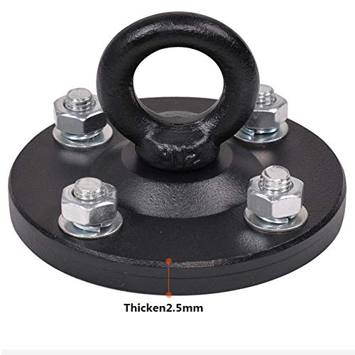 Preisvergleich Produktbild RXRENXIA Hängematten-Schaukelhaken, Hochleistungsschaukelhaken Mit SUS304-Edelstahl, 360 ° Drehbar, 4 Schrauben Für Betonholzsets Yoga-Hängesessel Sandsack-Schaukelsets,S