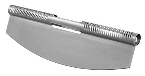 LloydPans Kitchenware 14 inch Pizza Cutter Rocker Knife, Made in the USA