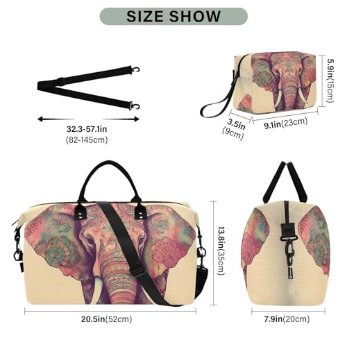 Large Travel Duffel Bag, 1713447671118_ Sports Tote Gym Bag, Shoulder Weekender Overnight Bag for Women Men, Carry On Luggage with Toiletry Bags3