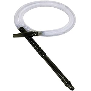 3 Pack Washable Disposable Fancy Timas Hookah Hose (Black)