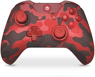 Replacement Controller for Xbox One,Wireless Controller for Xbox One,Xbox One X&S,Window PC,Xbox PC Game Controller with 3.5mm Headphone Jack-Red