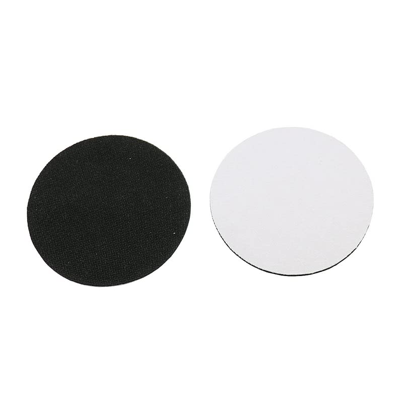 20/40/60PCS Sottobicchieri in bianco di sublimazione per fai da te mestiere pressatura a caldo sublimazione trasferimento di calore sottobicchiere rotondo pressato a caldo (60PCS)