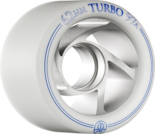 Turbo SpeedDerby Roller Skate Wheels wClear Aluminum Hub 8 Packs product thumbnail 6