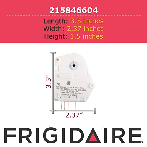 Frigidaire 215846604 Defrost Timer