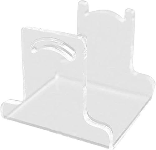 Miniatura 4 de Amagogo Soporte de exhibición de carrete de pesca, soporte de aparejos de pesca, transparente, antiarañazos, carrete de pesca, estante de rueda para