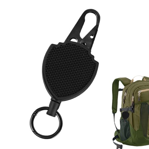 Porte-clés rétractable lourd à offrir aux passionnés de camping et de nature