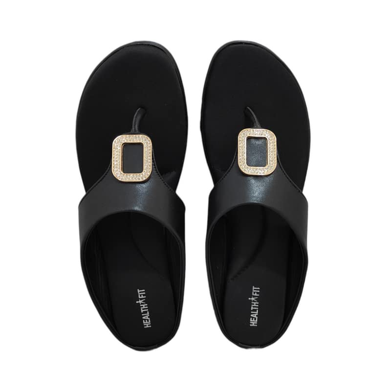 Image of HEALTH FIT Extra Soft Ortho Care Diabetic & Orthopedic Slippers /Doctor Chappal & stylish for Girl's /Women Footwear