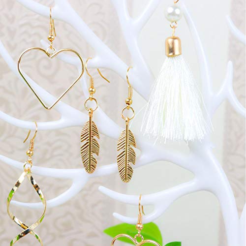 75 Pairs Colorful Earrings With Tassel Earrings Layered Ball Dangle Hoop Stud Jacket Earrings For Women Girls Jewelry Fashion And Valentine Birthday Party Gift #TOP6