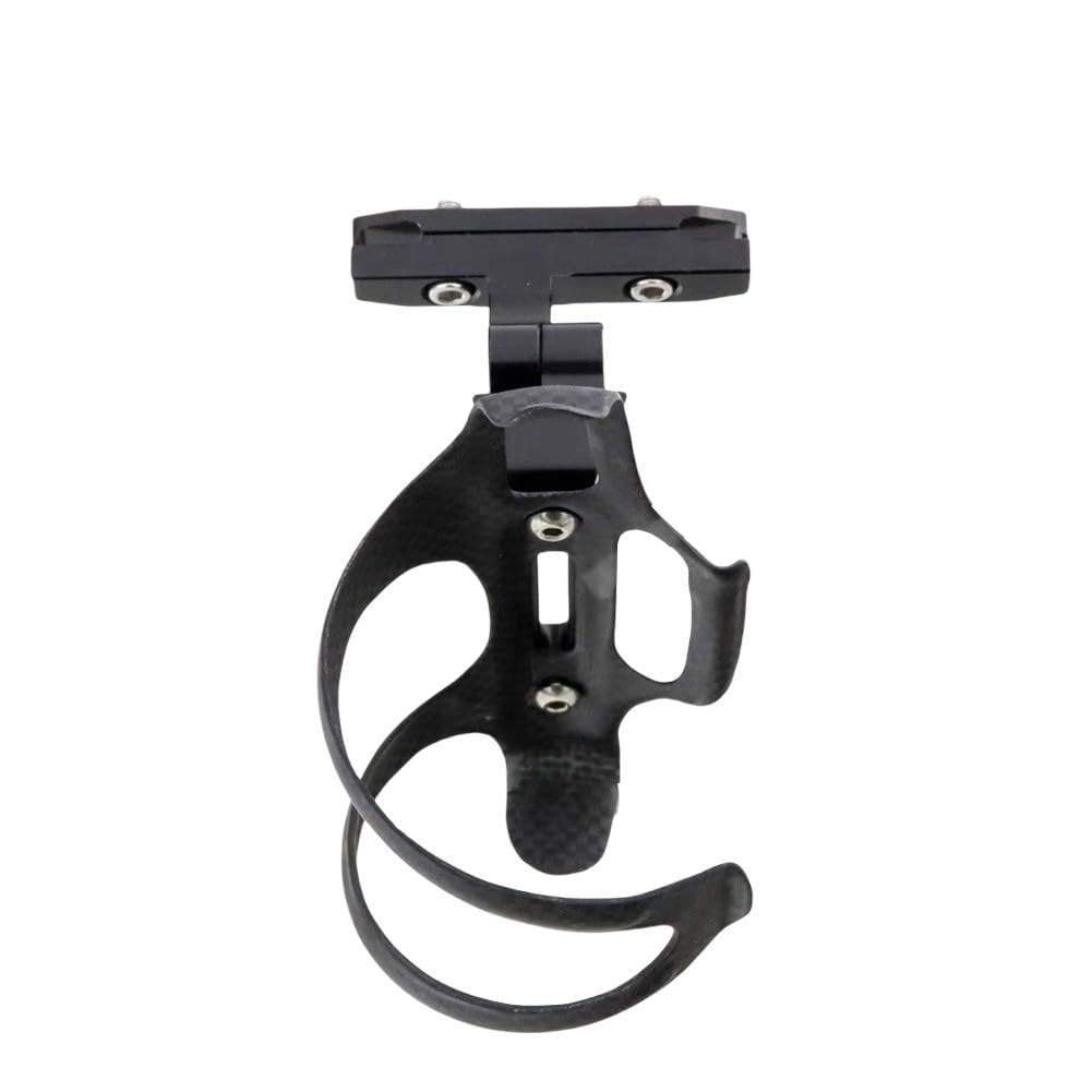 ReachMall Soporte de extensión de asiento de aleación de aluminio, soporte para botella de agua, jaula ligera de fibra de carbono para bicicleta de carretera, MTB, ciclismo