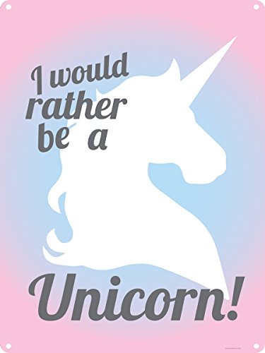Grindstore Preferisco Essere Un Unicorno Targa in...