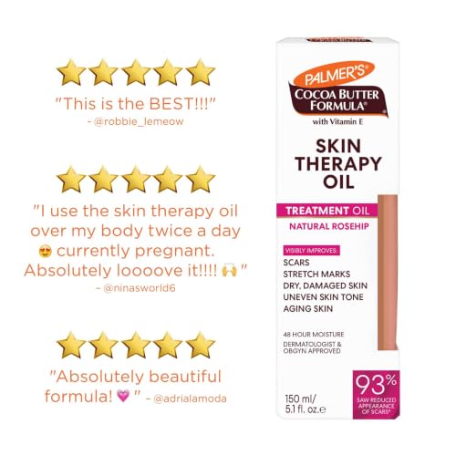 Palmer's Skin Therapy Rosehip Body Oil, Cocoa Butter Formula (5.1 Oz) - image 9