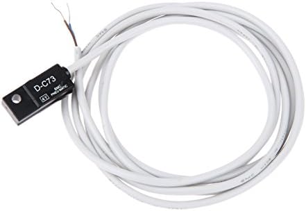 Air Cylinder Pneumatic Proximity Switch, SMC Type D-C73 LED Indicator Compatible for CDG1/CDJ2/CDM2B/REC