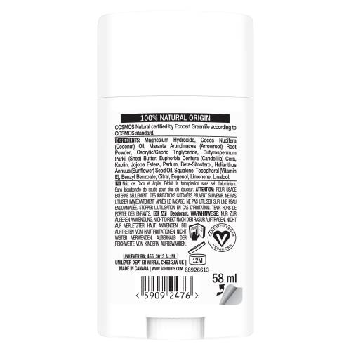Déodorant stick Schmidt's anti odeurs sans irritation kaolin et coco 24h - 4