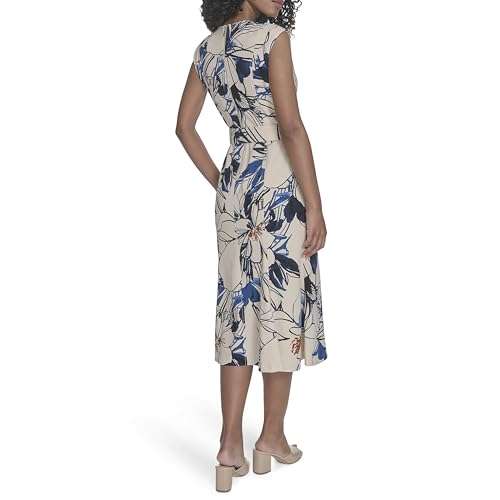 Calvin Klein Women's Aline Belt Dress4