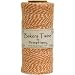 Hemptique Baker's Twine Spool, orange and White