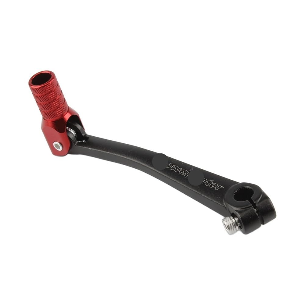 Cvgmsrgset Black Red Gear Shifter Shift Lever Start Lever Motorcycle Accessories 125Cc To 400Cc Universal For Ho&Nda Ya&Maha Suzuki Gear Forged Kick Pedal Levers
