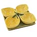 Produktbild Boston International KAC22544 Servierschalen für Saucen/Gewürze, mit Tablett, Keramik, Painterly Lemons