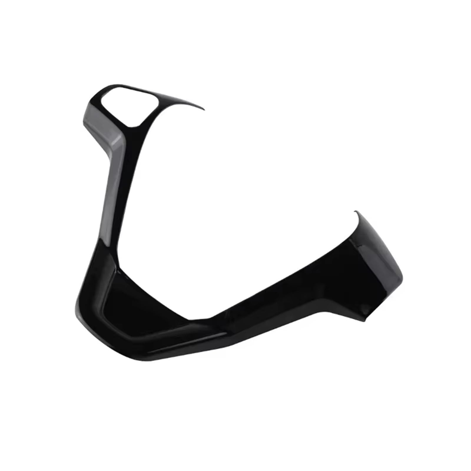 Trim Sticker Accessories Car Steering Wheel Panel Decoration Cover Trim Stickers for Fiesta MK7 2009-2017 for Ecosport 2012-2017 Car Interior Decoration(1hole Piano Black)