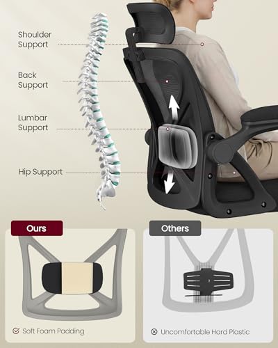 Luxury Leather Office Chair Ergonomic