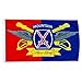 Dutern 10th Mountain Fly To Glory Flag 3x5Feet Outdoor Indoor Decoration Flag 3x5Feet Double Stitched Polyester with Brass Grommets, Black