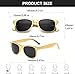Fsmiling Gold Sunglasses Bulk Classic Sunglasses Pack Costume Glasses Shades 80's Cool Eyewear for Men & Women-20 Pack