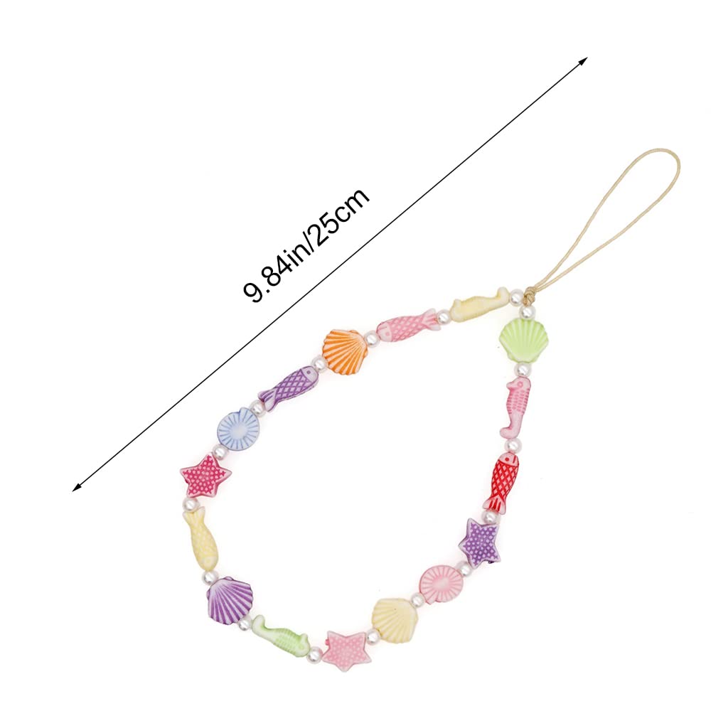 YPWangShengRui Phone Lanyard Acrylic Wrist Strap Anti-lost Phone Charm for Daughter Wife Girlfriend