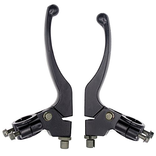 Royitay Full Aluminum Alloy Handle Bars Left Right 7/8" Clutch Brake Handle Levers Perch for XR80 XR100 CRF70 CRF80 CRF100 Pit Dirt Motor Bike Motocross Motorcycle