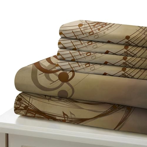 Parure de lit microfibre ultra douce paysage enneigé King size - 7