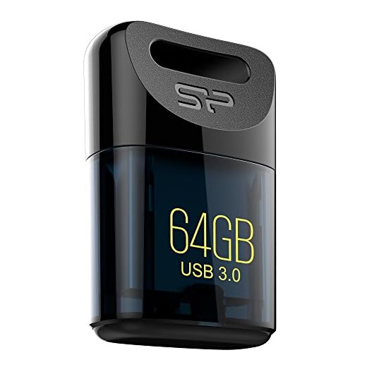 Silicon Power Carte mémoire flash, Blue 64GB