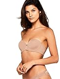 Copa preformada IRIS & LILLY Sujetador Sin Tirantes Body Smooth Mujer, Marrón (Brownie), 100A (Talla del fabricante: 38A)
