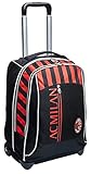 TASCHE: Tasca frontale. Seven Big Trolley Milan, Winners Club, Rosso e Nero, Zaino Scuola & Viaggio, Con Pallone Abbinato