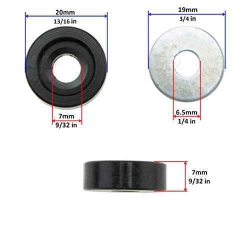 Black Anti Vibration Handle Bar End Weight Slider For Yamaha Yzf R6 06-19 Slug #TOP4